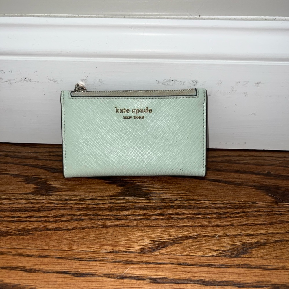 Kate Spade Crystal Blue Card Holder Wallet